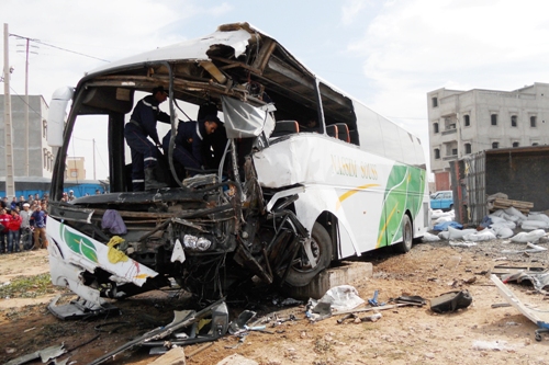 حادثة سيرمميتة بمدخل أزرو التابعة لعمالة إنزكان أيت ملول